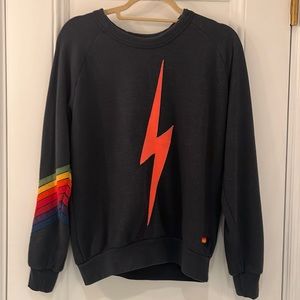 Aviator Nation bolt chevron sweatshirt